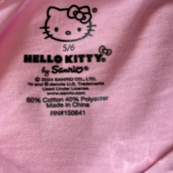 NEW Sanrio Hello Kitty 3 Piece Girls Outfit-Winter‎ Holiday Christmas - Size 5/6 - Picture 9 of 11